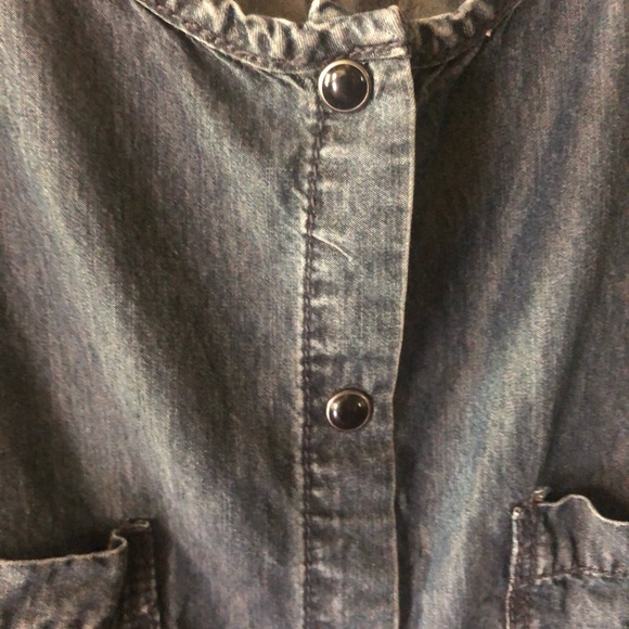 ESMARA LYOCELL JUMPSUIT BY HEIDI KLUM ZIP AND BUTTON FRONT CUFFED HEM SIZE L - Picture 10 of 12